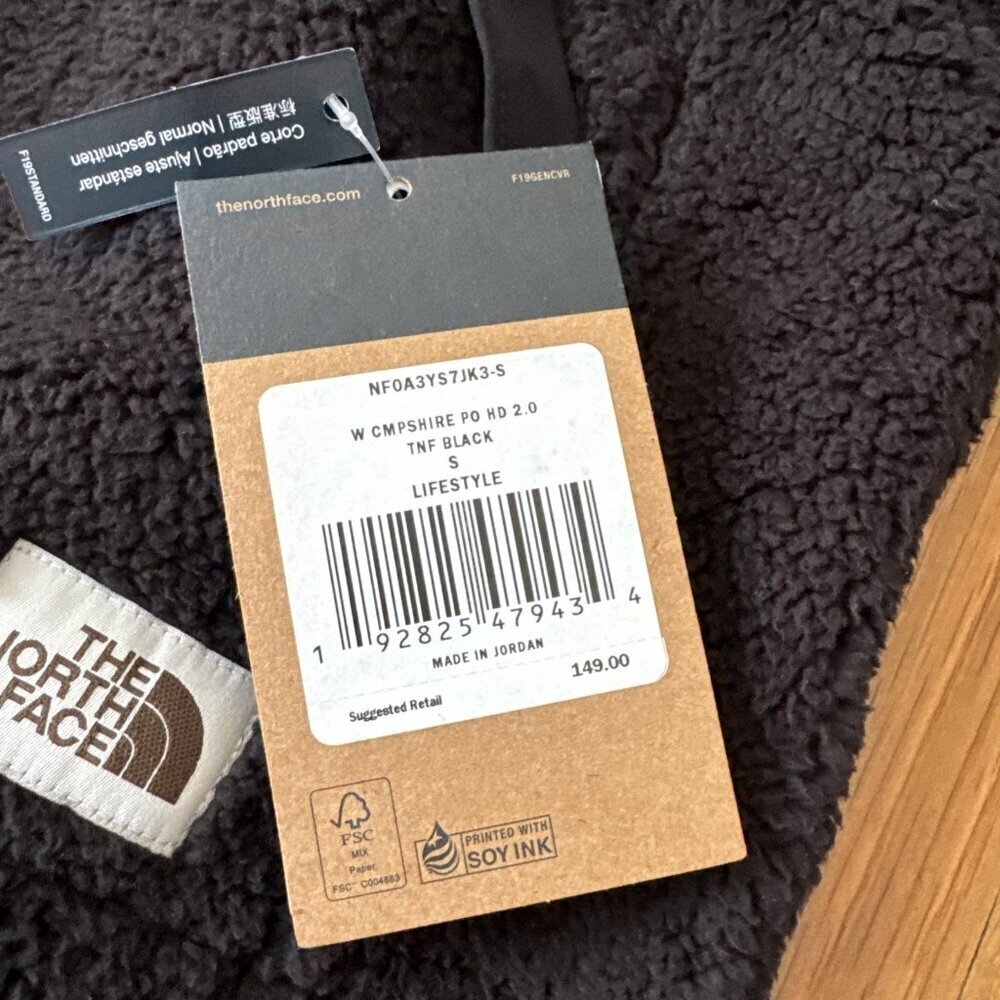 The North Face Campshire Women's Pullover Hoodie 2.0, Black Size S - Picture 3 of 7